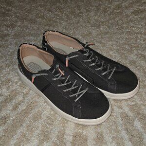 Hey Dude NWOT Karina Jet Black Color Block Sneakers Women's 11